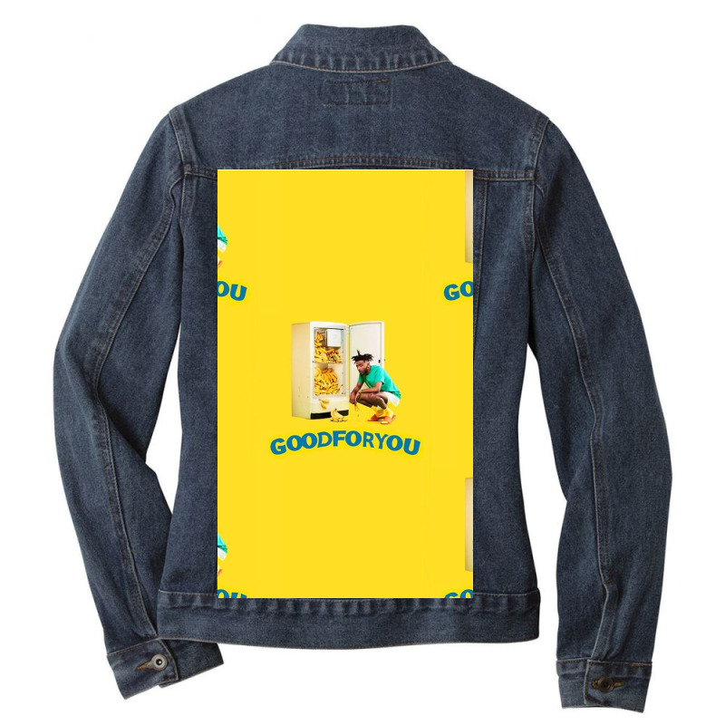 Aminé Good For You Ladies Denim Jacket by Leeswdr | Artistshot