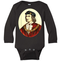 King Richard Iii Of England T Shirt Long Sleeve Baby Bodysuit | Artistshot