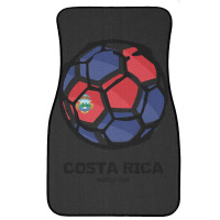 Costa Rica Football Country Flag Front Car Mat | Artistshot