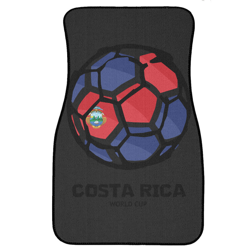 Costa Rica Football Country Flag Front Car Mat | Artistshot