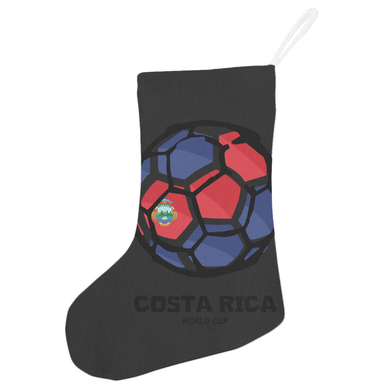 Costa Rica Football Country Flag Holiday Stocking | Artistshot