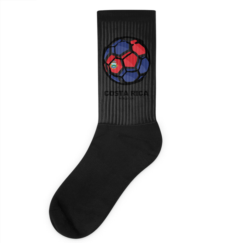 Costa Rica Football Country Flag Socks | Artistshot