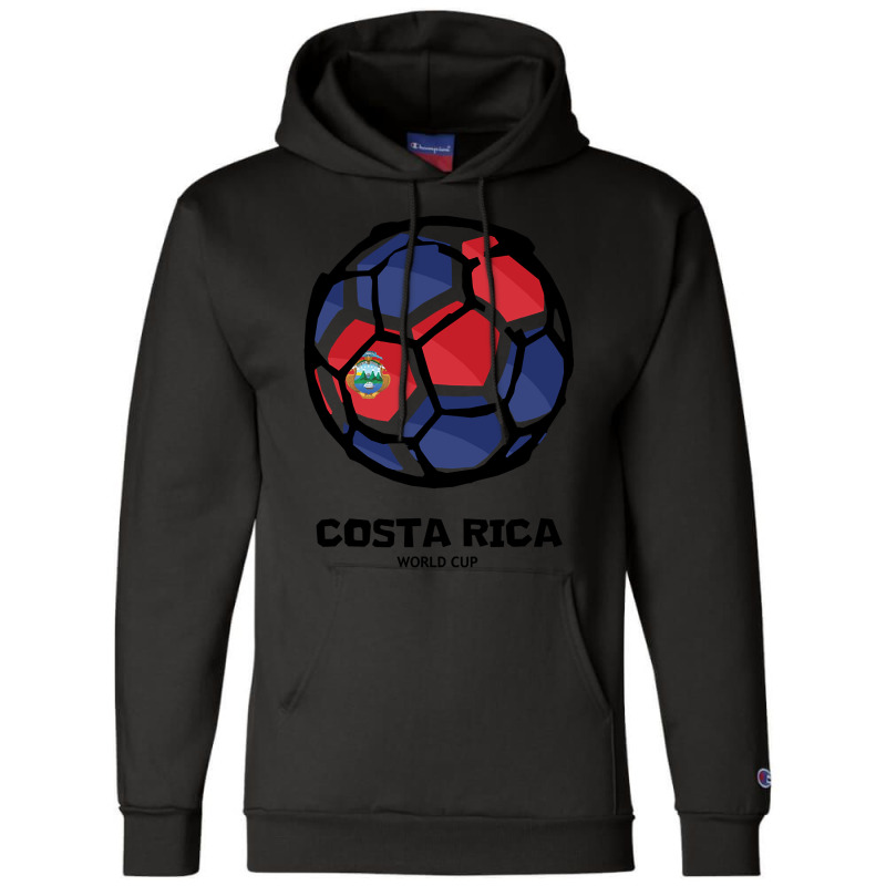 Costa Rica Football Country Flag Champion Hoodie | Artistshot