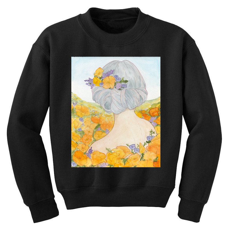 California Poppies Youth Sweatshirt | Artistshot