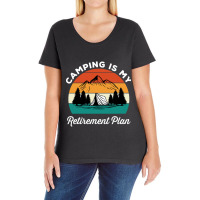 Camping Is My Retirement Plan Ladies Curvy T-shirt | Artistshot