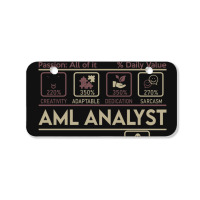 Aml Analyst T Shirt   Multitasking Daily Value Gift Item Tee Bicycle License Plate | Artistshot