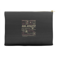 Aml Analyst T Shirt   Multitasking Daily Value Gift Item Tee Accessory Pouches | Artistshot