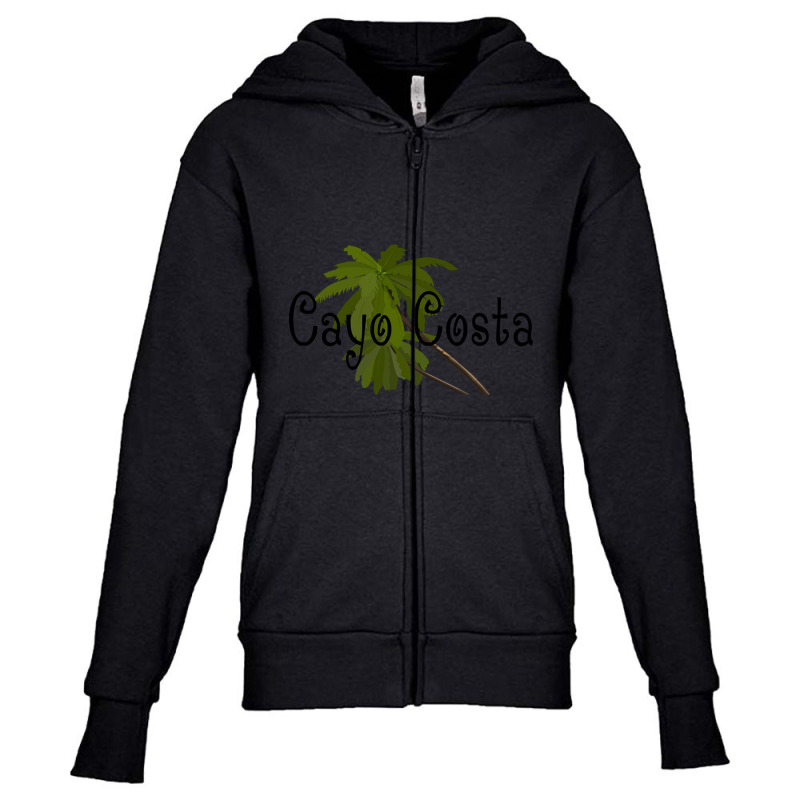 Cayo Costa Florida Youth Zipper Hoodie by brushdatum98 | Artistshot