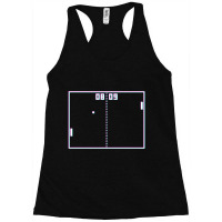 Trending Pong Game Retro Vintage Video Gamer Crt Screen Effect Gaming Racerback Tank | Artistshot