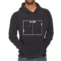 Trending Pong Game Retro Vintage Video Gamer Crt Screen Effect Gaming Vintage Hoodie | Artistshot