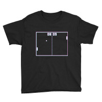 Trending Pong Game Retro Vintage Video Gamer Crt Screen Effect Gaming Youth Tee | Artistshot