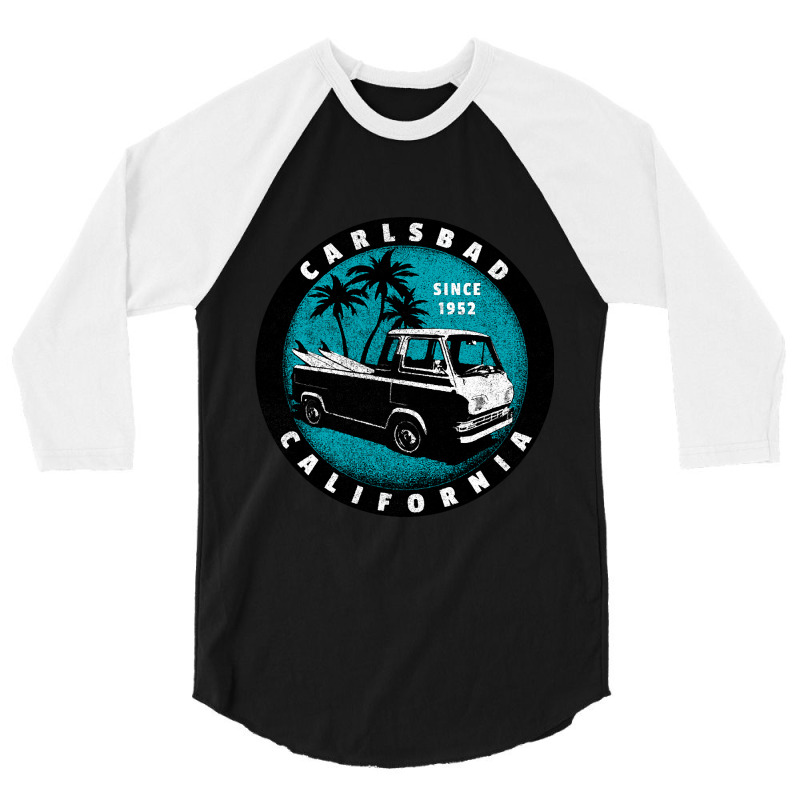 Carlsbad, California-hwtbx 3/4 Sleeve Shirt by venbytumny | Artistshot