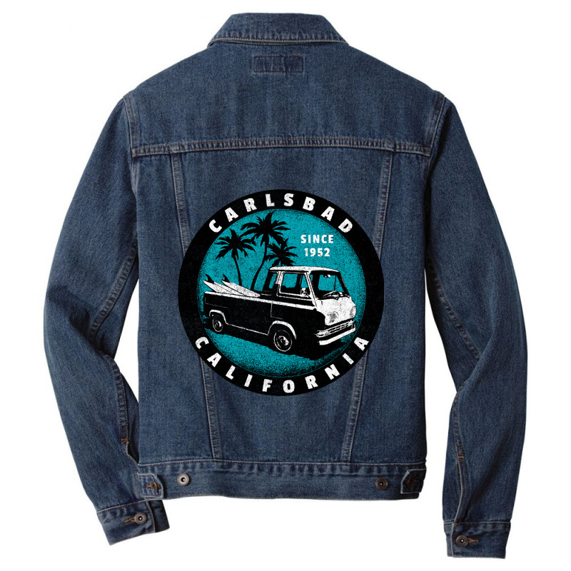 Carlsbad, California-hwtbx Men Denim Jacket by venbytumny | Artistshot