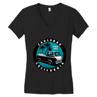 Carlsbad, California-hwtbx Women's V-neck T-shirt | Artistshot