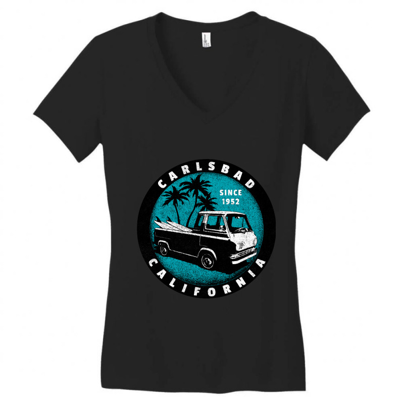 Carlsbad, California-hwtbx Women's V-Neck T-Shirt by venbytumny | Artistshot