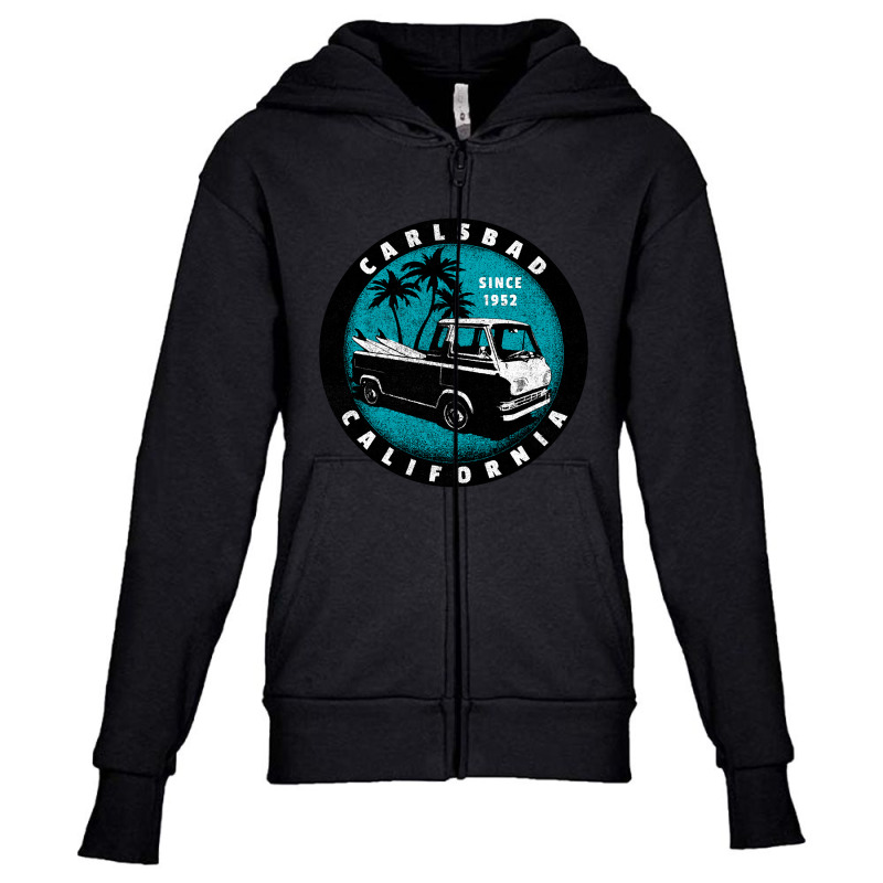 Carlsbad, California-hwtbx Youth Zipper Hoodie by venbytumny | Artistshot