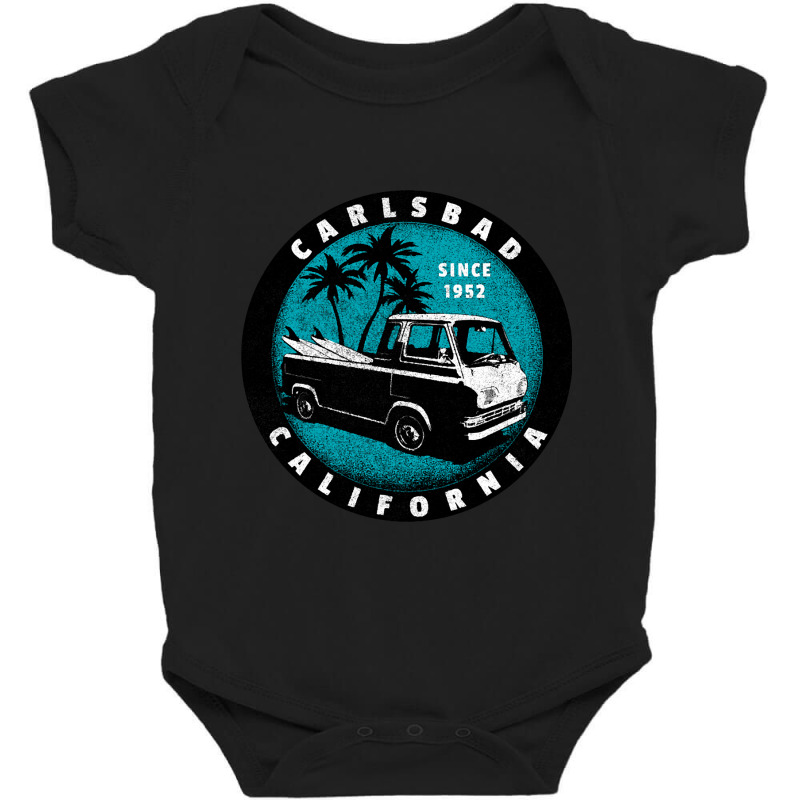 Carlsbad, California-hwtbx Baby Bodysuit by venbytumny | Artistshot