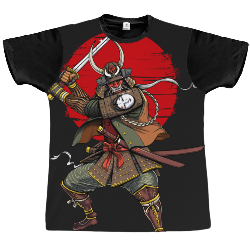 Limited Edition Samurai Demon Oni Japanese Ninja Martial Arts Graphic T-shirt by yumgaugeteuda | Artistshot