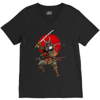 Limited Edition Samurai Demon Oni Japanese Ninja Martial Arts V-neck Tee | Artistshot