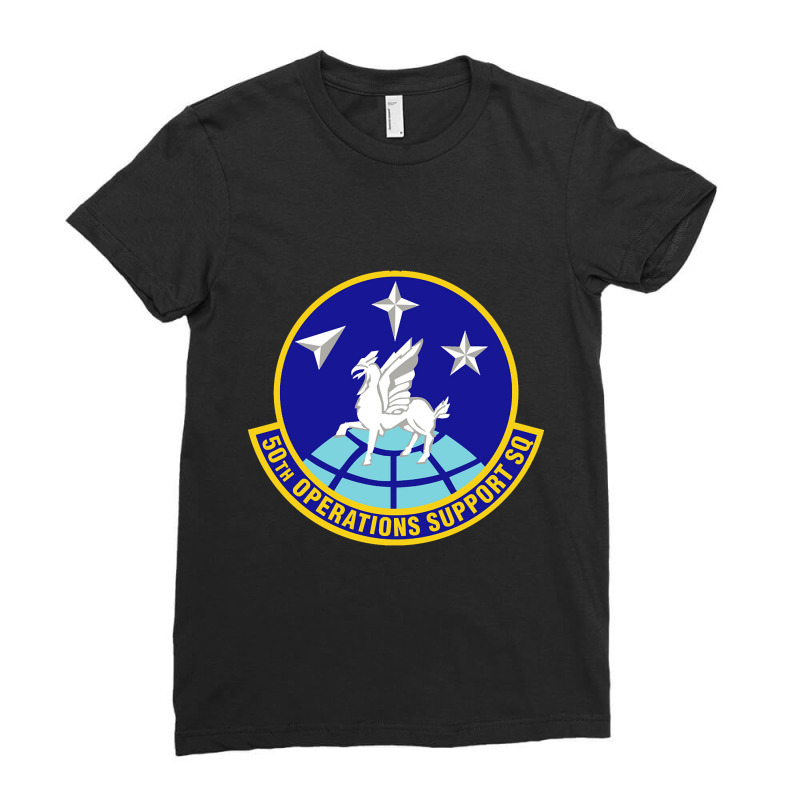 50th Operations Support Squadron (u.s. Air Force) Ladies Fitted T-Shirt by Weasetu1379 | Artistshot