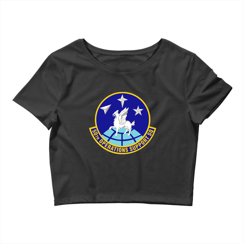 50th Operations Support Squadron (u.s. Air Force) Crop Top by Weasetu1379 | Artistshot