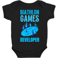 Biathlon Games Developer Baby Bodysuit | Artistshot