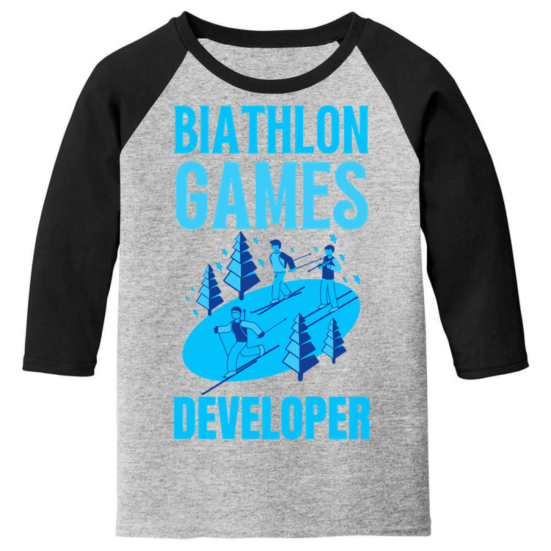 Biathlon Games Developer Youth 3/4 Sleeve by jauntdemant049 | Artistshot