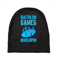 Biathlon Games Developer Baby Beanies | Artistshot