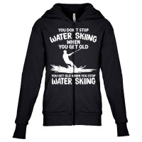 Funny Water Skiing Designs For Men Women Water Skier Athlete T Shirt Youth Zipper Hoodie | Artistshot