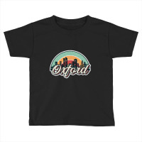 Oxford City Retro Toddler T-shirt | Artistshot