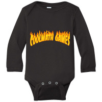 Limited Edition Coolmath Flames Long Sleeve Baby Bodysuit | Artistshot