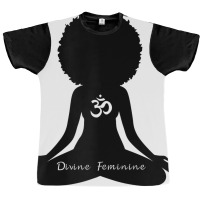 Womens Divine Feminine Black Girl Yoga Self Love Om Wellness T Shirt Graphic T-shirt | Artistshot