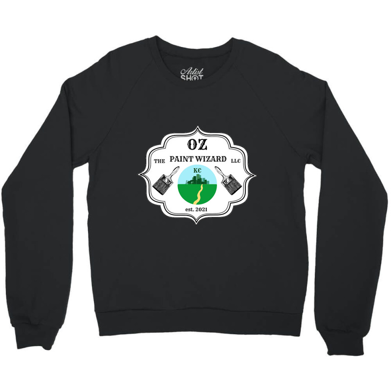 Oz The Paint Wizard Crewneck Sweatshirt | Artistshot