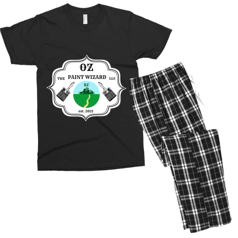 Oz The Paint Wizard Men's T-shirt Pajama Set | Artistshot