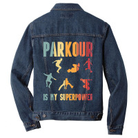 Parkour-c3rv0 Men Denim Jacket | Artistshot