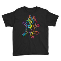 Best Dad Rainbow Dance Youth Tee | Artistshot