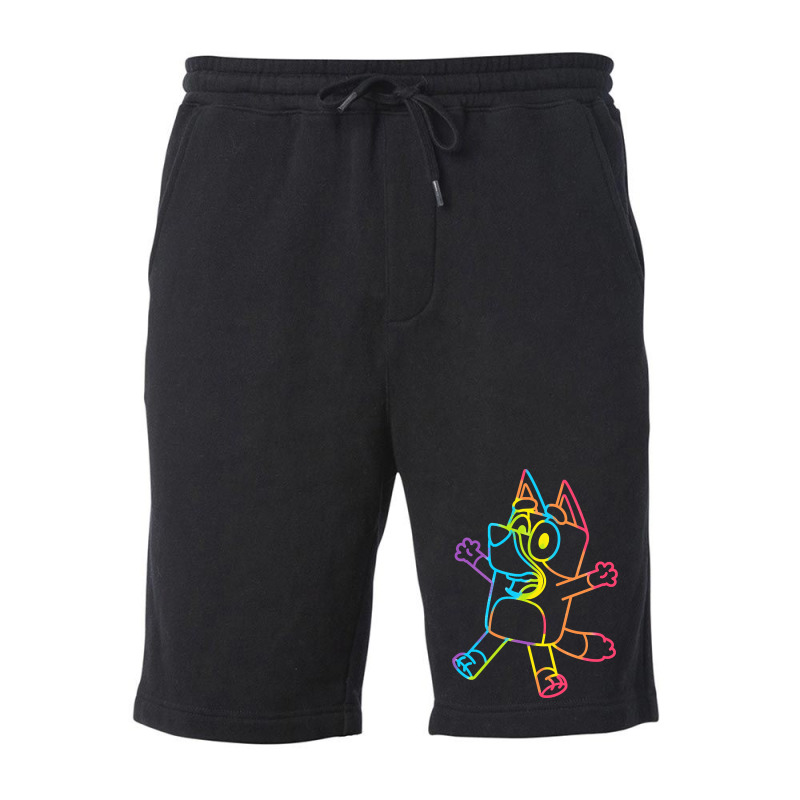 Best Dad Rainbow Dance Fleece Short | Artistshot