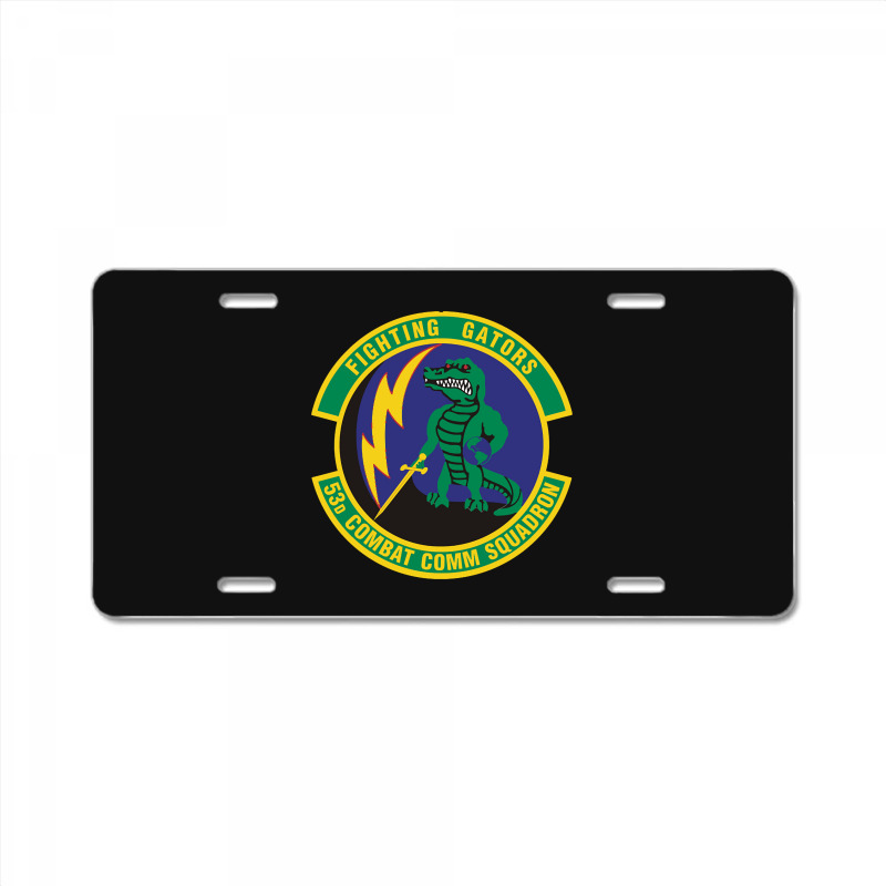 53d Combat Communications Squadron (u.s. Air Force) License Plate | Artistshot