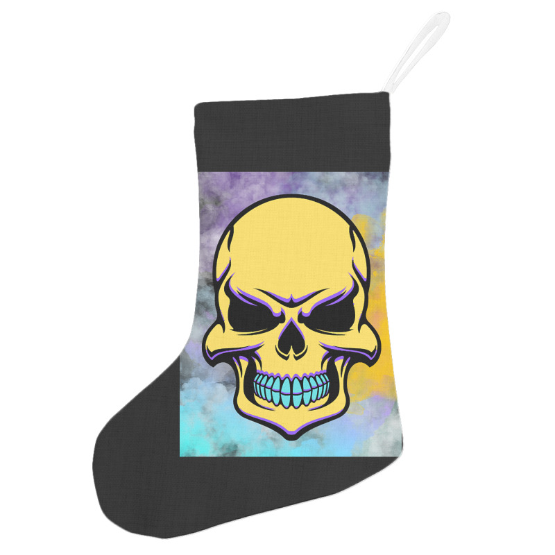 Cool Smiling Skull Holiday Stocking | Artistshot