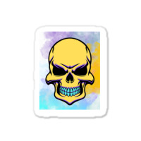 Cool Smiling Skull Sticker | Artistshot