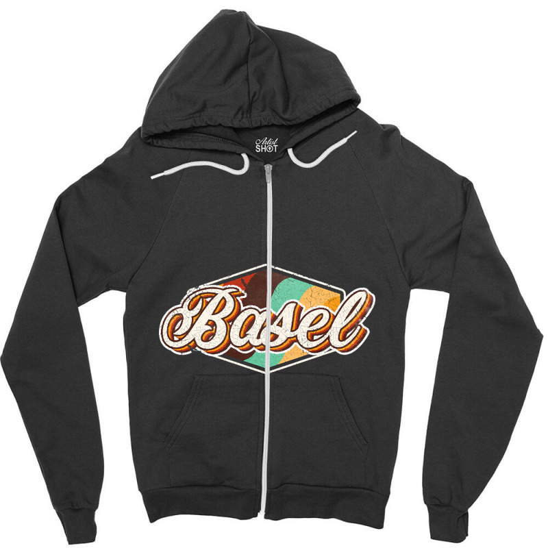 Basel City Zipper Hoodie | Artistshot