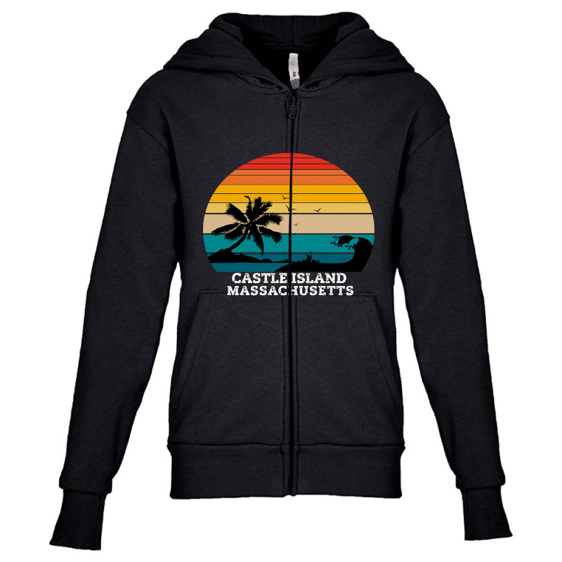 Castle Island Massachusetts Beaches Youth Zipper Hoodie by currentlyderby559 | Artistshot