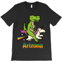 Arizona Tshirt Gift Dinosaur Riding Unicorn T Rex Kids Boy Girl Teen B T-shirt | Artistshot