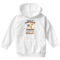 Born To Raise Goats Forced To Go To School Goat Youth Hoodie | Artistshot