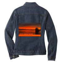 Beaufort Sunset Ladies Denim Jacket | Artistshot