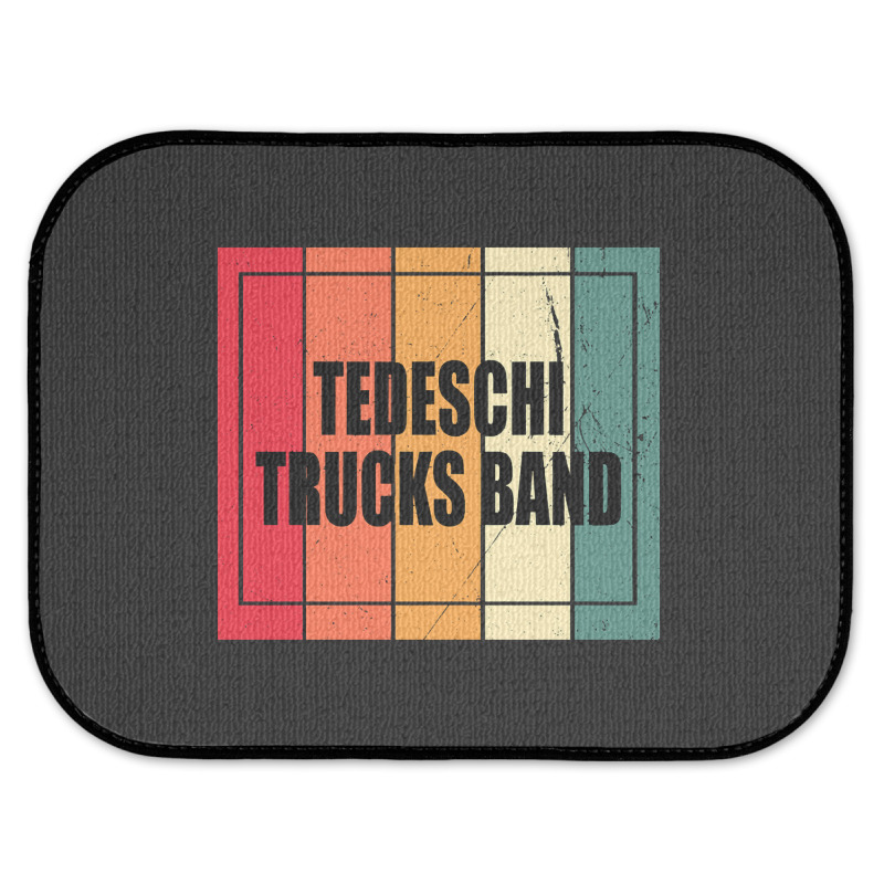 Personalized Name Tedeschi Birthday 70s 80s 90s Vintage Styles Rear Car Mat | Artistshot