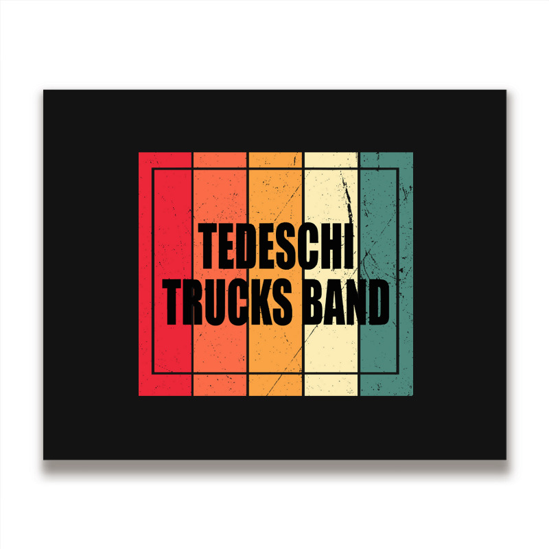 Personalized Name Tedeschi Birthday 70s 80s 90s Vintage Styles Metal Print Horizontal | Artistshot