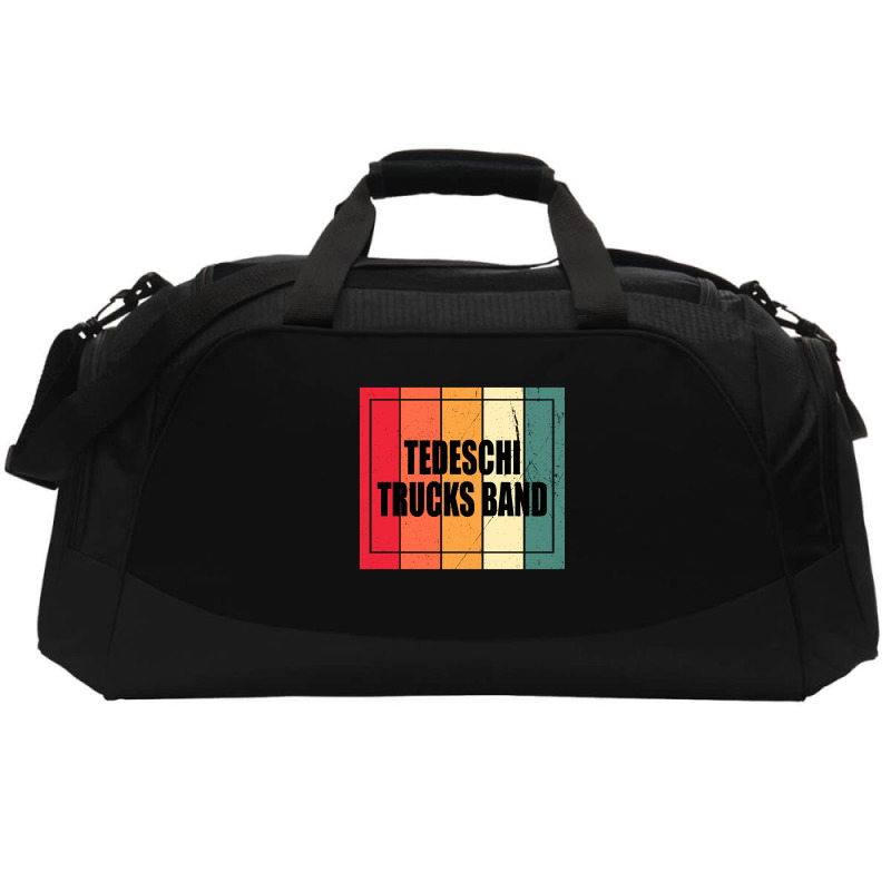 Personalized Name Tedeschi Birthday 70s 80s 90s Vintage Styles Active Duffel | Artistshot