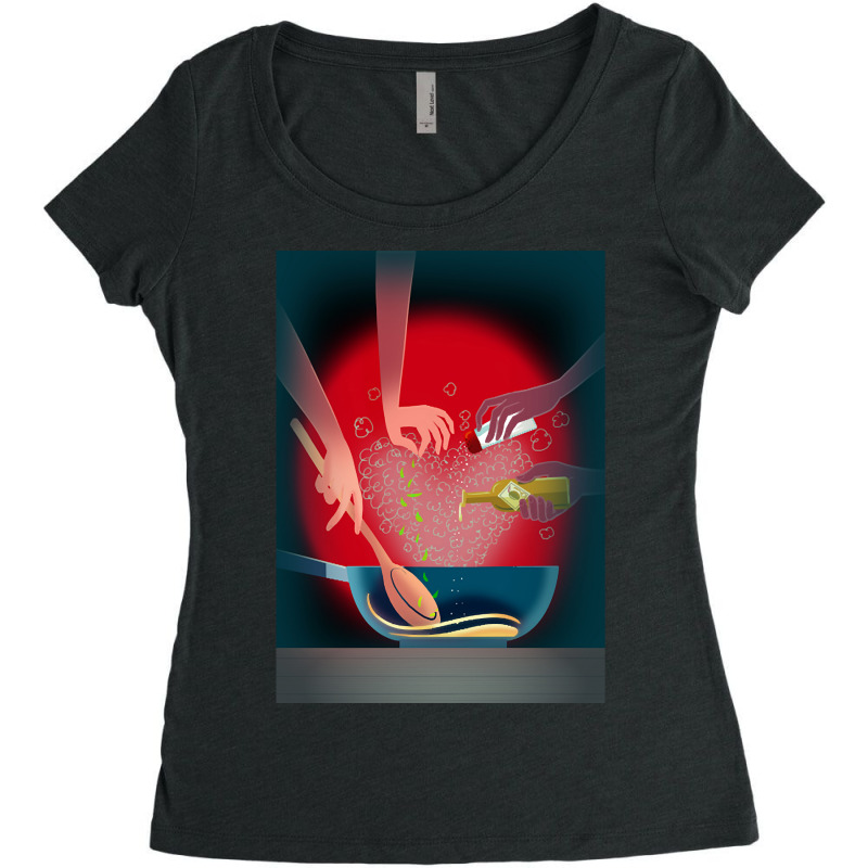 Art Of Cooking Women's Triblend Scoop T-shirt by reallyfemales1 | Artistshot