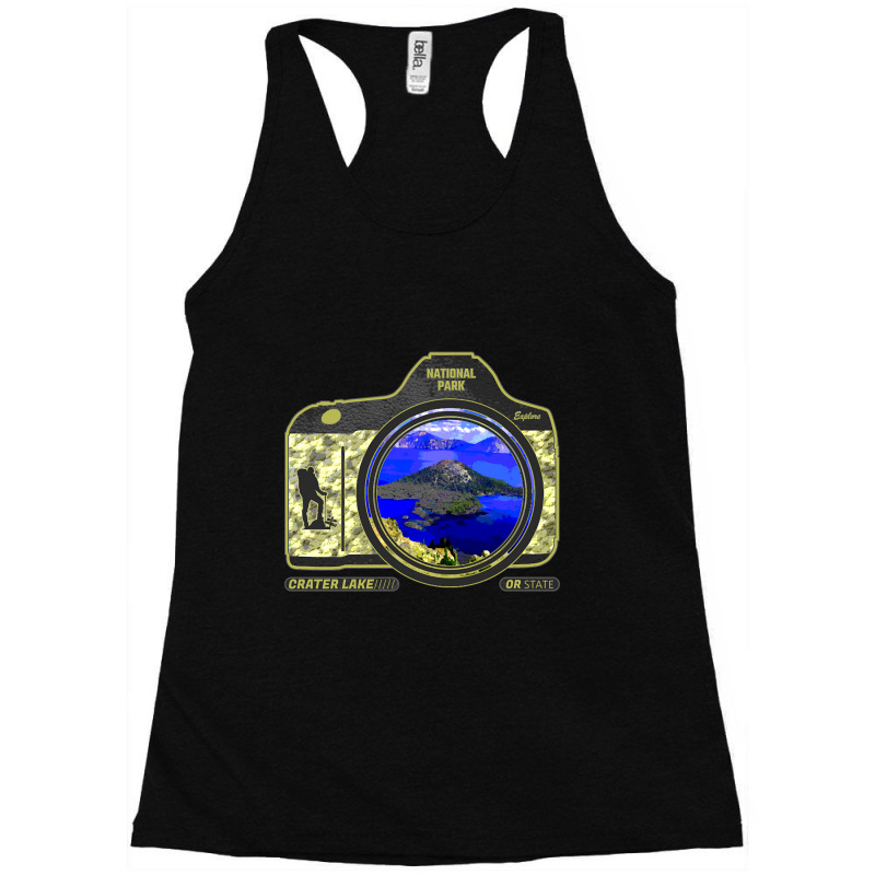 Crater Lake National Park Adventure, Oregon, Photographers Racerback Tank by mysofiazo | Artistshot